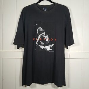 Vintage 2004 Eric Clapton Tour T-Shirt XL Black Derek Eric Band Tee Drumlin Ltd